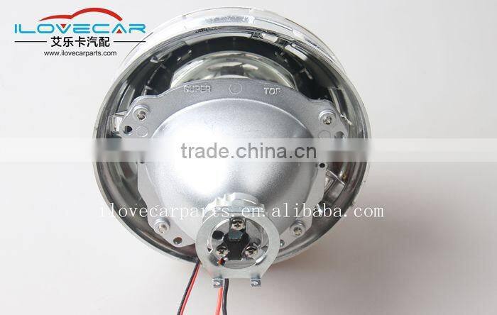 The most popular h1 projector lens with led angel eye , auto kit hid xenon projectoror lens