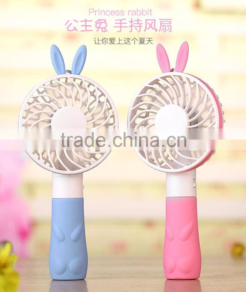 Portable USB Rechargeable Handheld Mini Fan For Laptop Computer Desk Desktop Table Floor Window and For Room Office Outdoor