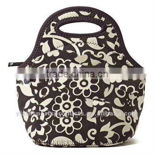 neoprene lunch tote bag