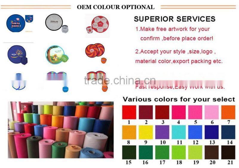 Wholesale foldable frisbee fan flying disc customised dog frisbee eco-friendly