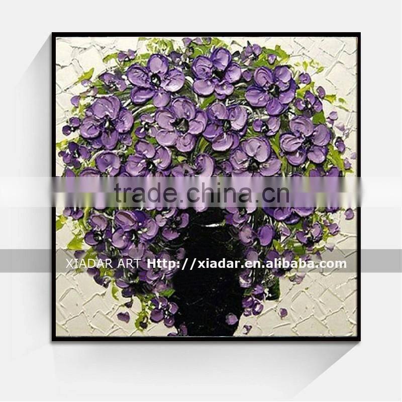 Shu1716 Thick textured handmade landscape canvas painting