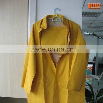 0.35mm yellow pvc raincoats
