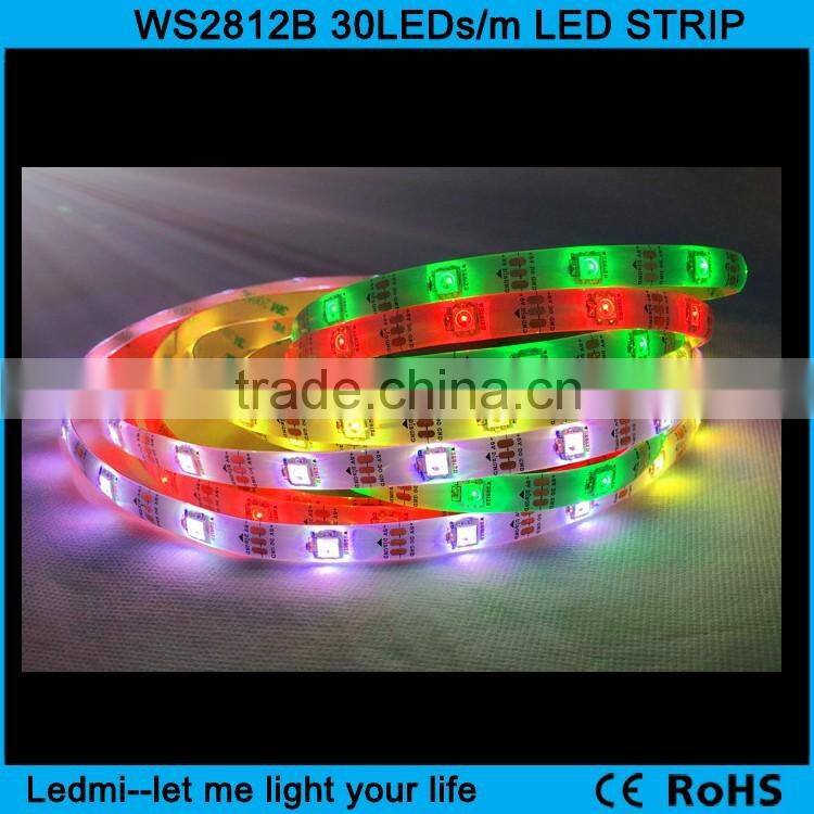 5m/roll 5v smd5050 rgb led strip ws2811 ws2812b addressable led strip