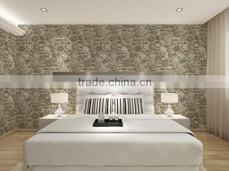 chinese classical interior wallpaper stereoscopic stone pattern wallpaper 3d vinyl wallpaper