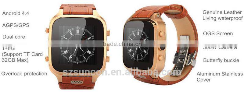 Fifine New Products 2015 Cheap W9 Smart Watch,W9 Smart t3G telephone watch wrist WIFI For Android Ios Phone