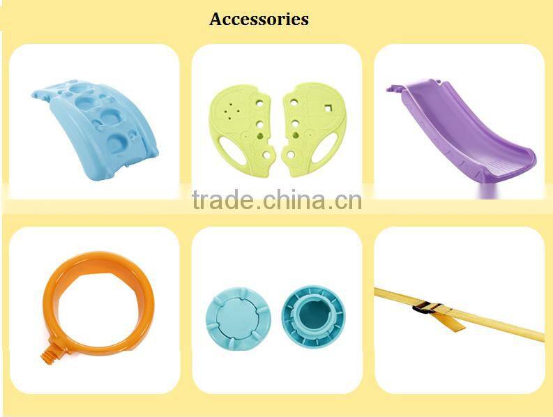 New design Indoor Plastic Foldable Slide