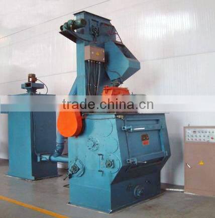 Tumble rubber belt shot blasting machine