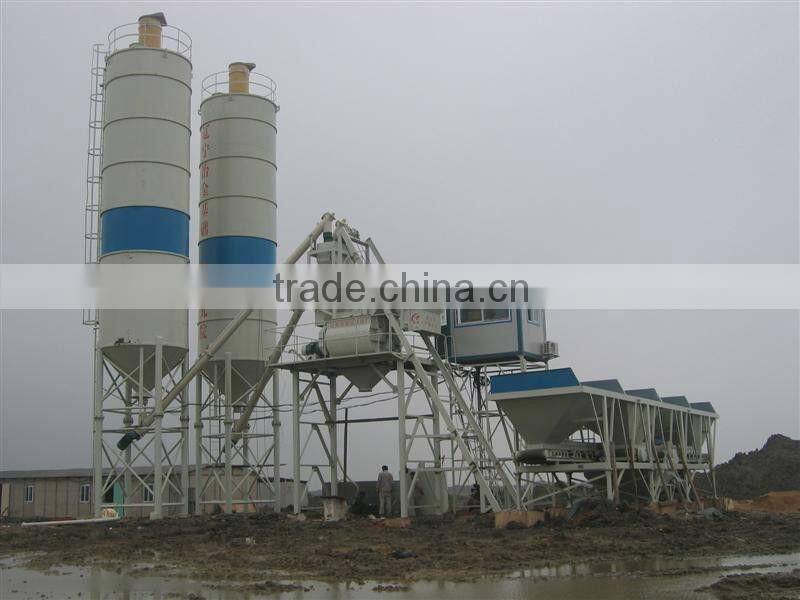 dry mix concrete plant hzs25, automatic mini concrete batching plant with high quality 25m3/h