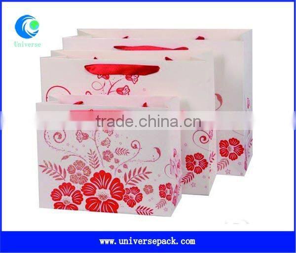 Tote Painted Bag Paper Packing Bags With Nice Look Export Customized Products