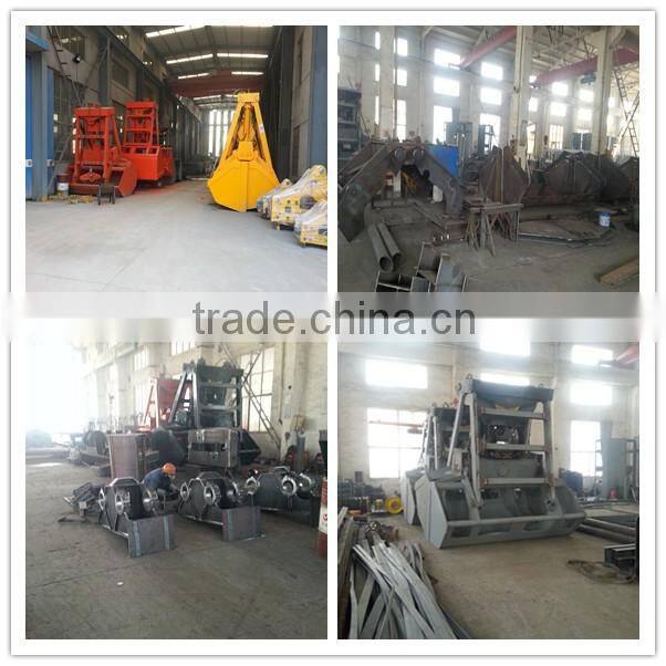 hot sale orange peel hydraulic crane grab for excavator