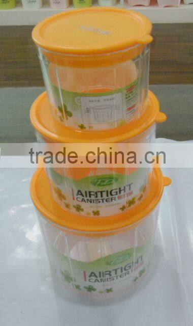 The short round three piece plastic sealed tank
