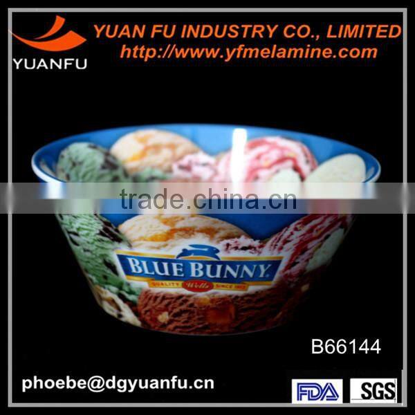 Melamine high quality plastic strawberry shaped bowls