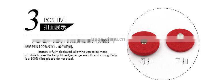 24mm colorful fastener Fabric button