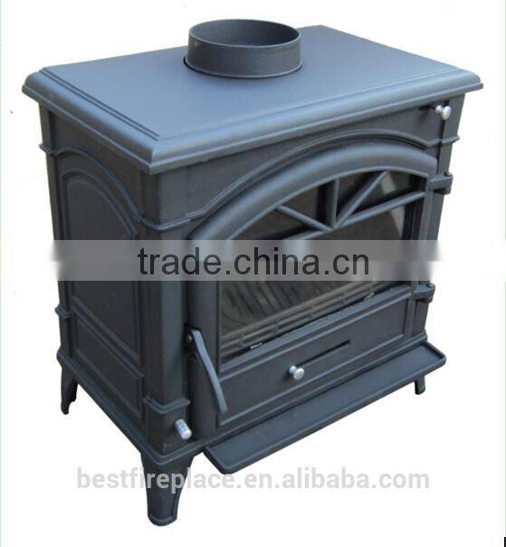 Good Quality Smokeless Wood Stoves with Back Bolier