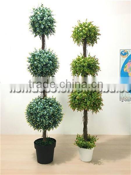 120cm artificial mistletoe tree topiary