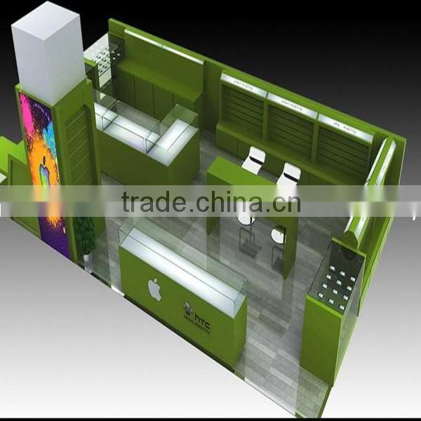 mall kiosk for cell phone showcase display