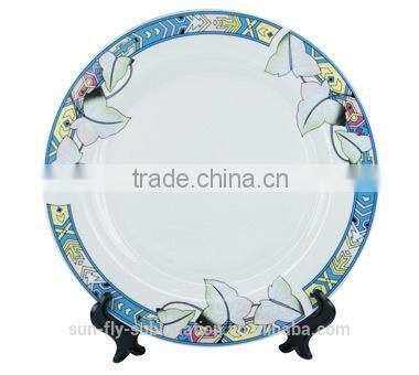 8'' Plate with Colourful Pattern Plate / Blank ceramic plate/ Personalized plate/ Plate for sublimation/ Good decorated plate