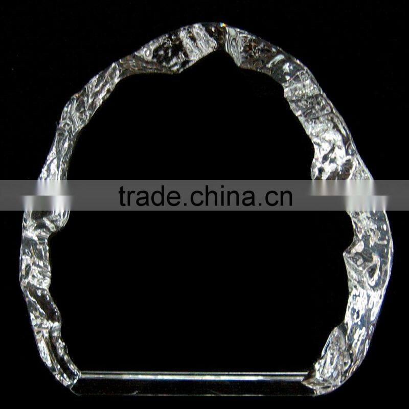 crystal glass iceberg personal customize photo frame