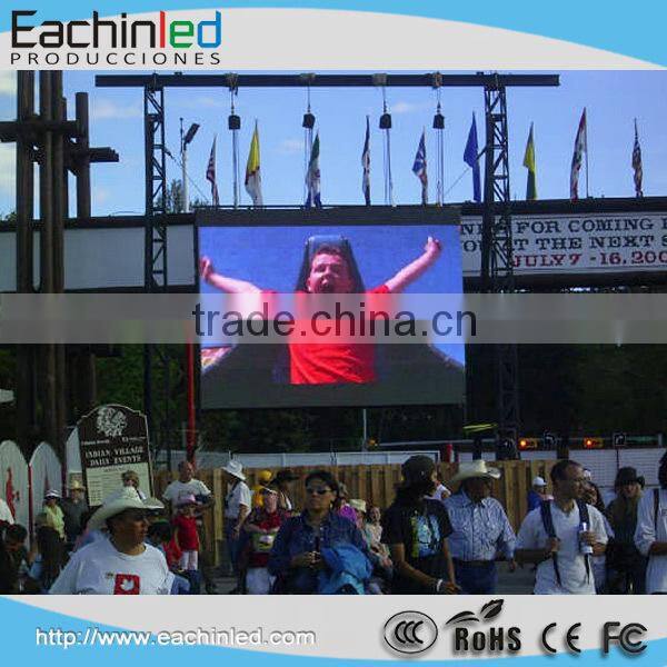 full color P10 outdoor led video jumbo led display die cast aluminum cabinet 640*640 mm