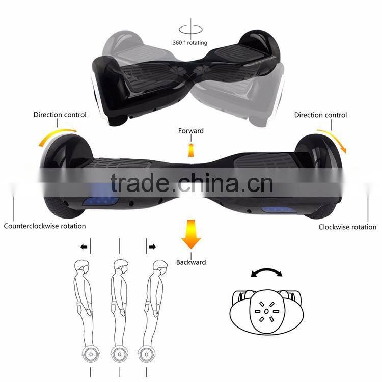 Shenzhen bluetooth 6.5 inch electric 2 wheel oxboard samsung