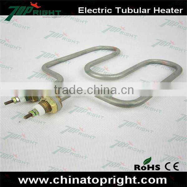 Topright stainless customized 240v 3kw finned tubular heater for air heating element