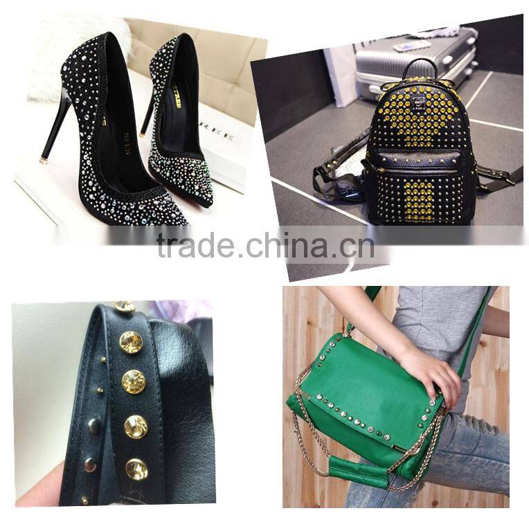 Best Selling rhinestone crystal rivet button decoration
