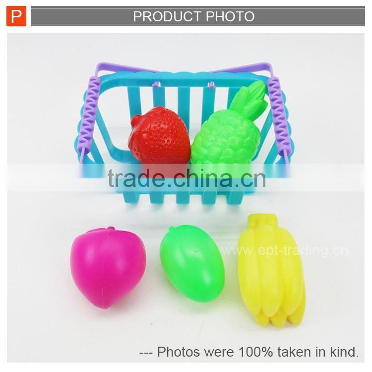 Kid pretend play kitchen food toys fruit toy set