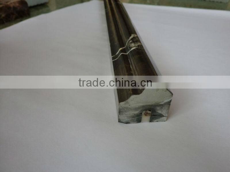 interior decor curved stone border line cornice design