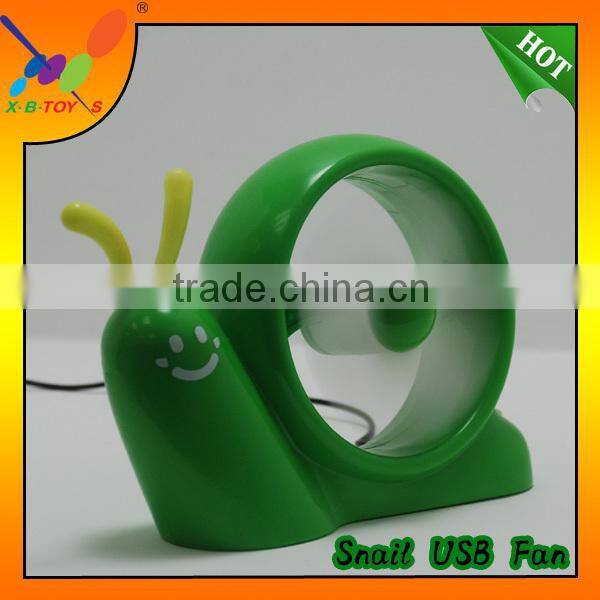 Supply Soft Blades USB Mini Baby Table Fan Children like Snail Fan