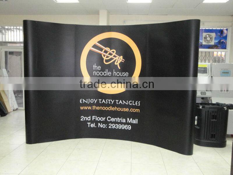 aluminum trade show display backdrop