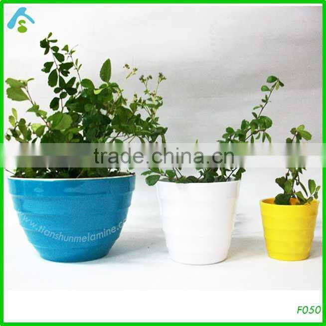 red melamine plant pot wholesale