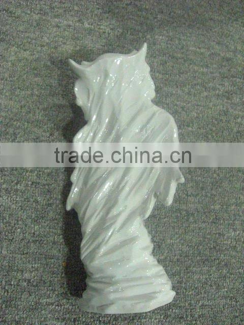 white porcelain wall hanging owl