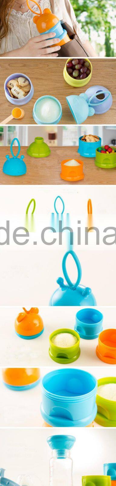 New design BPA free healthy plastic milk storage bottle