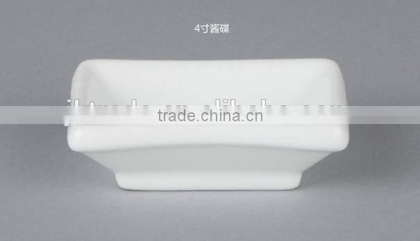 Unique Small White Ceramic Salad Bowl