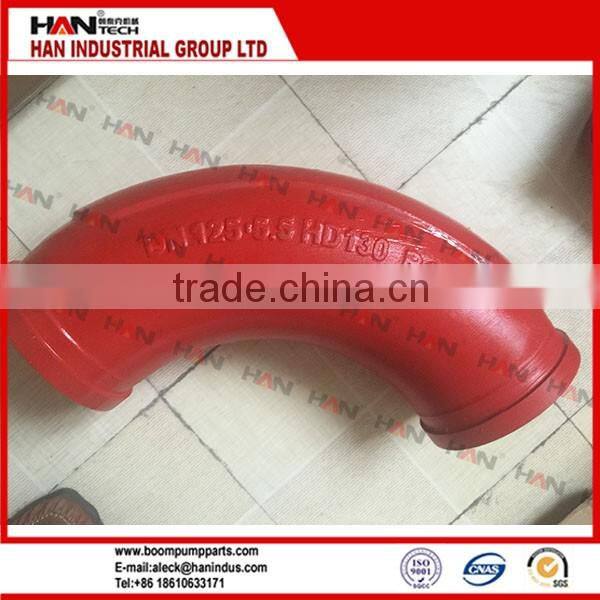 DN125*3m Reinforced Concrete Pump Pipe ST52 steel pipe Putzmeister SCHWING spare parts