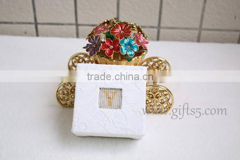 Personalized custom handmade made jewelry boxes with beaded name plate of Y