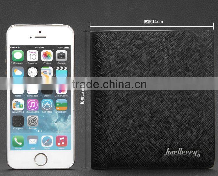 custom pu leather beallerry mens wallet for men