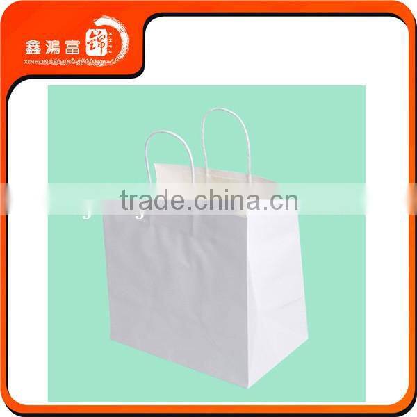 2016 XHFJ popular garment shopping paper bag design in craft paper