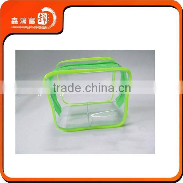 Free sample transparent makeup pvc bag