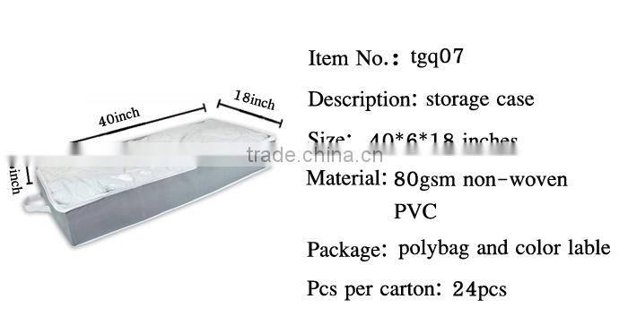 Latest hot sale plastic blanket quilt bag storage with zipper