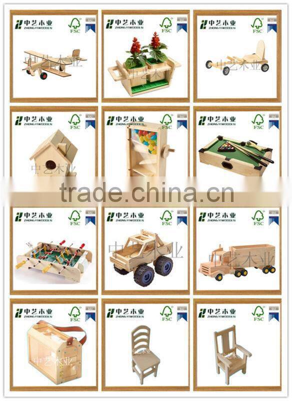 wholesale DIY assembly wooden car toy for 3-8 years chidren