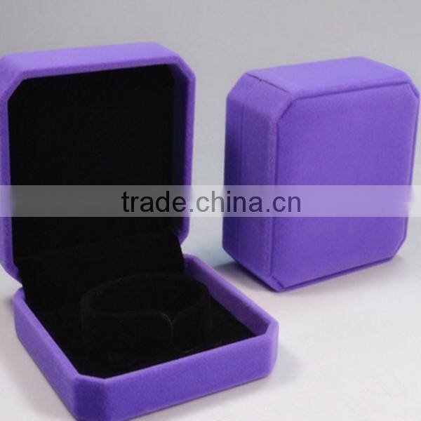 factory price velvet jewelry box bracelet box velvet bracelet box