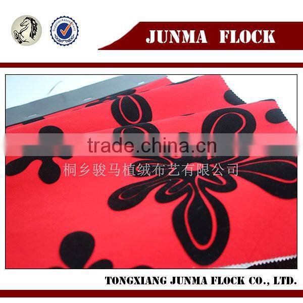 China Upholstery Textile Flocking Sofa Fabrics Moroccan Fabric