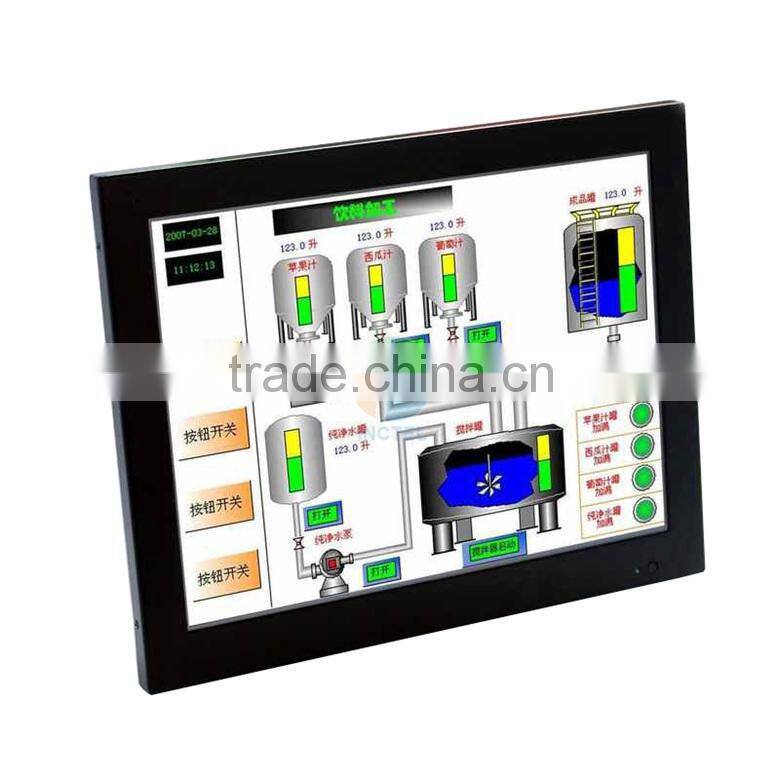 15 Inch restaurant pos systems all in one touchscreen with Intel D2550 1.86Ghz 1024*768 WinXP/7 2*RJ45 6*COM 4G RAM 32G SSD