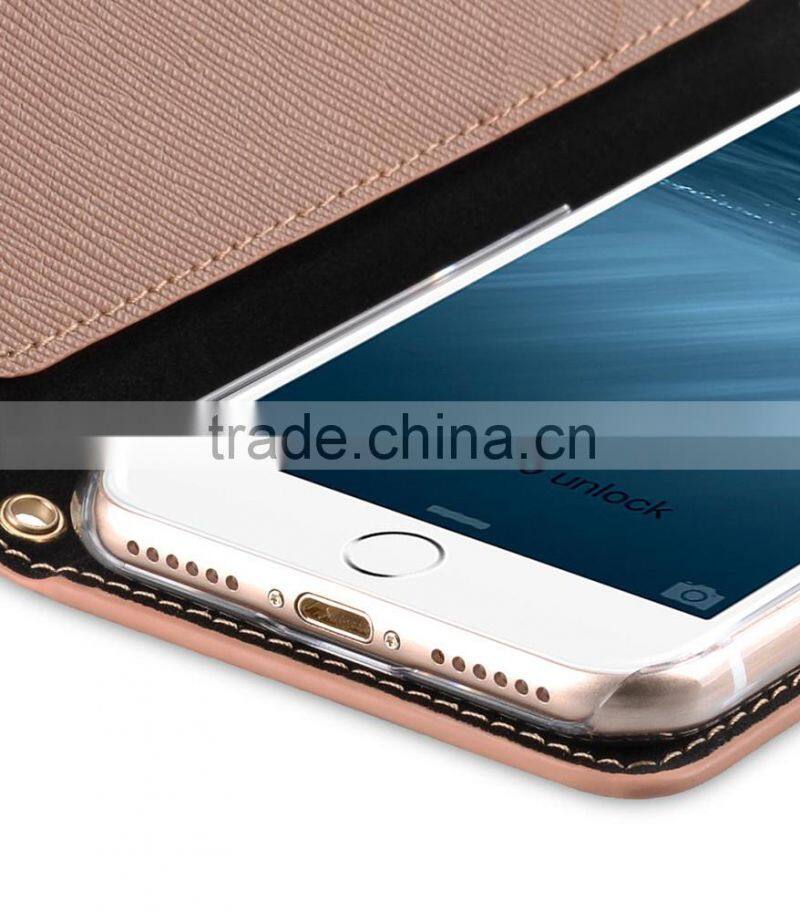Brown Wallet MOBILE PHONE COVER PU Leather Case face cover for Apple iPhone 7 (4.7")