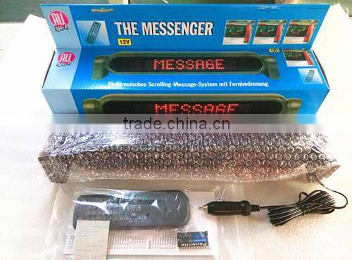 Programmble 7*50dots 12v car led running message display