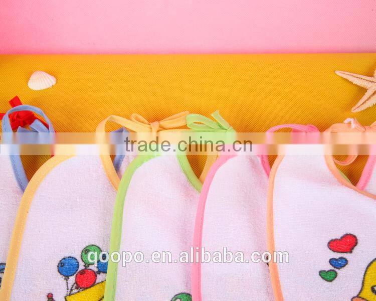 Waterproof Cotton Terry Bib Plain White Funny Adult Cartoon Baby Bib