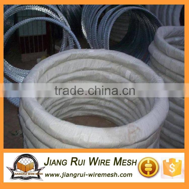 Heavy duty electric galavanized razor barbed wire