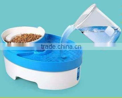 Double bowl Dog Feeding & Watering Supplies Automatic dog bowls disposable