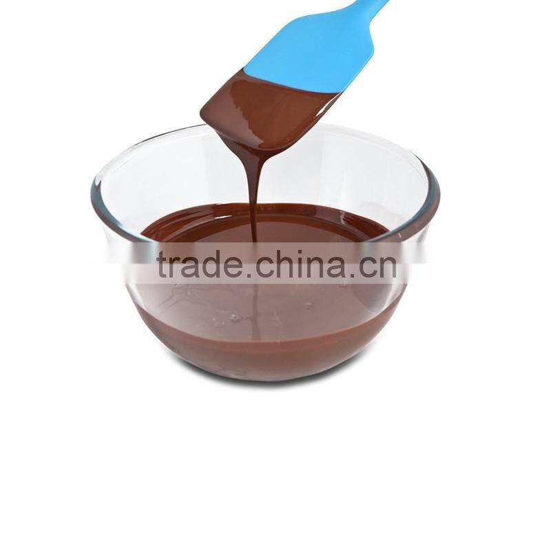 3-Piece Silicone Spatula Set - 2 Large & 1 Small Heat Resistant Cooking Utensils